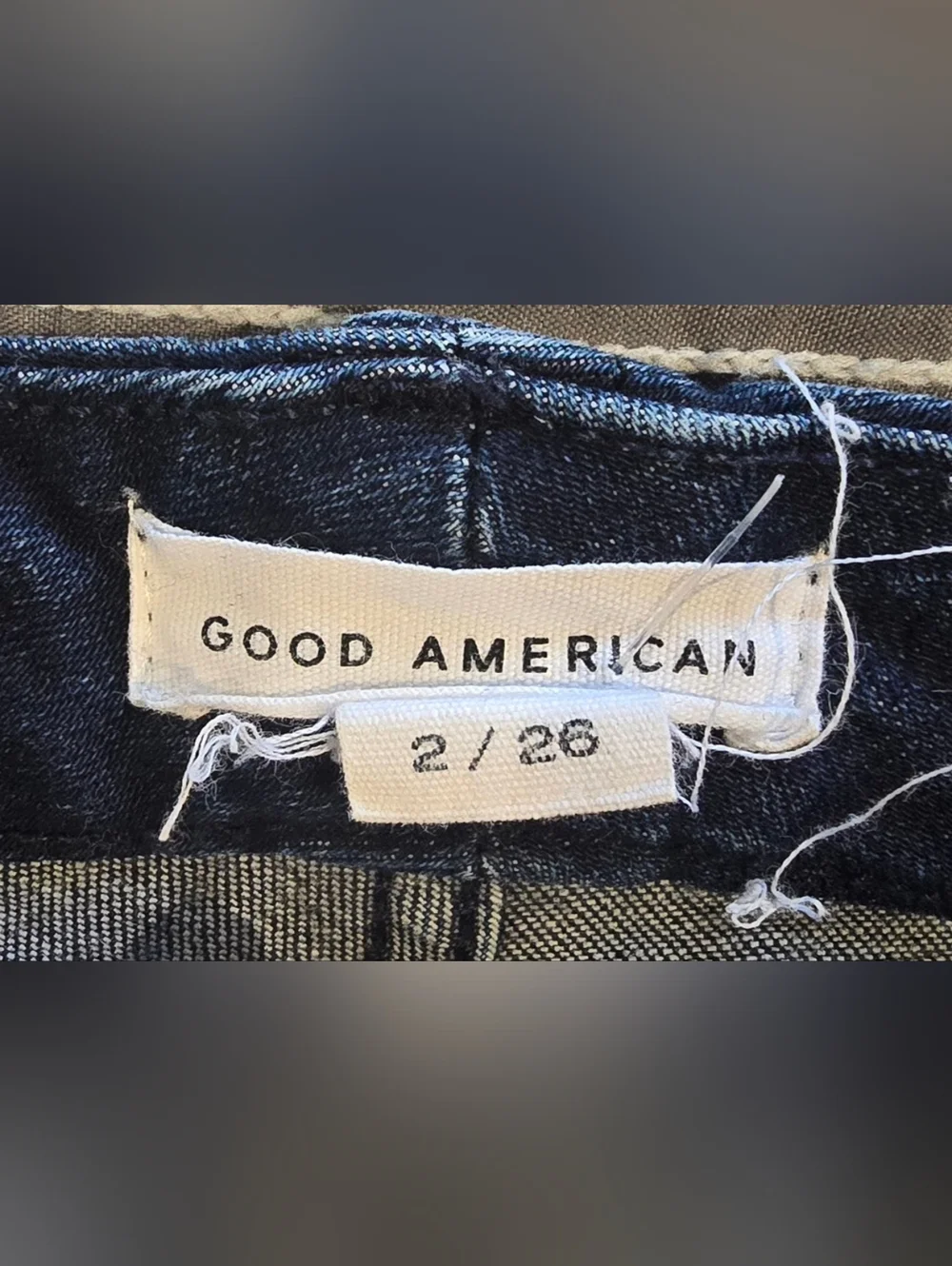 Good American Good Legs High Waisted Skinny Jeans Size 2/26 - Picture 6 of 7